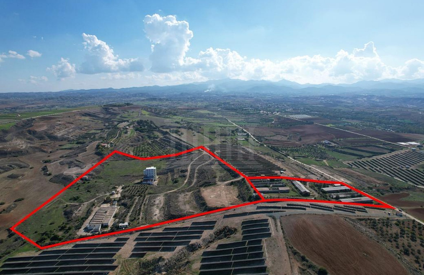 Fields in Agios Ioannis, Nicosia