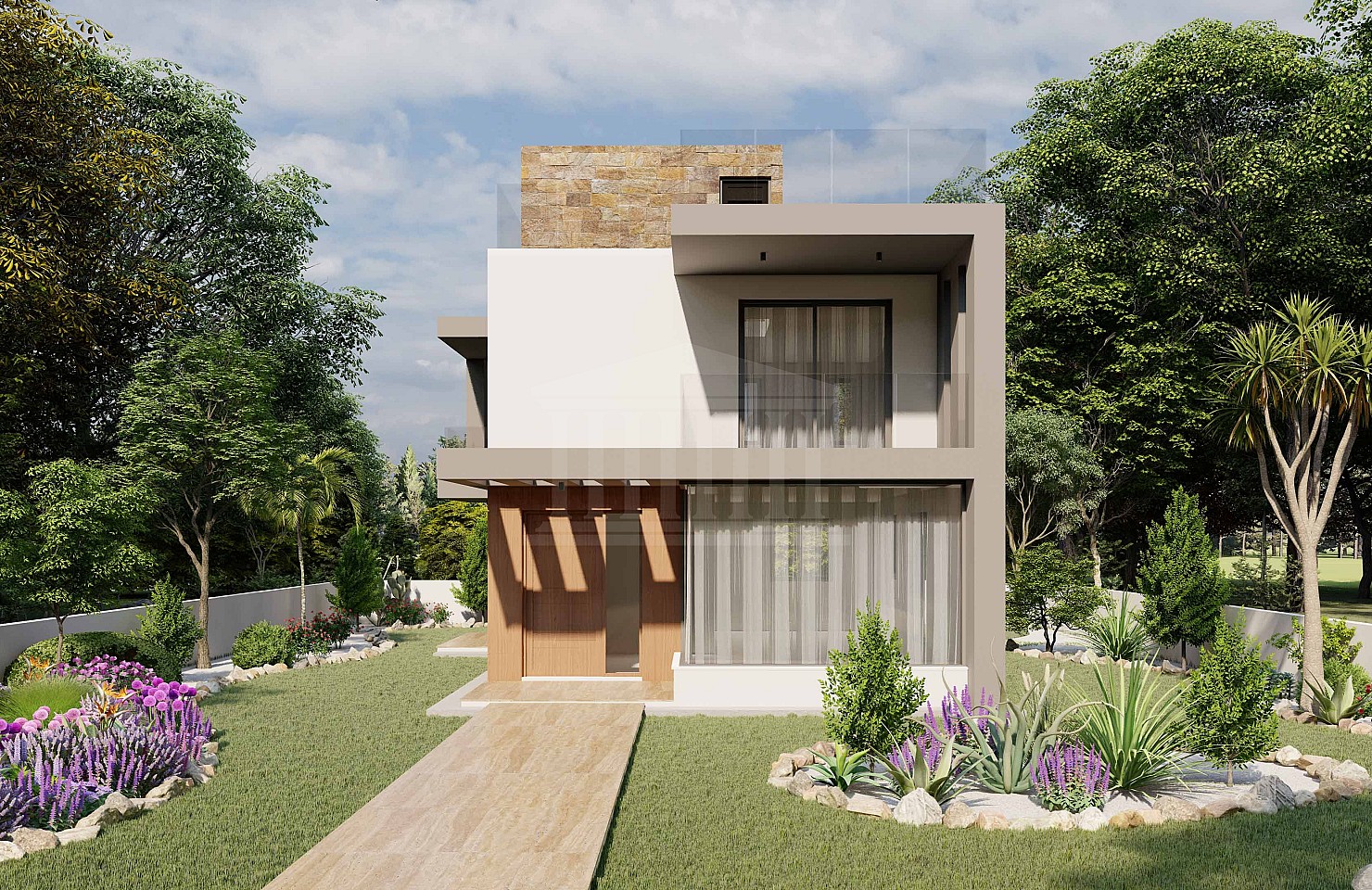 Three Bedroom Villa with Roof Garden in Paphos
