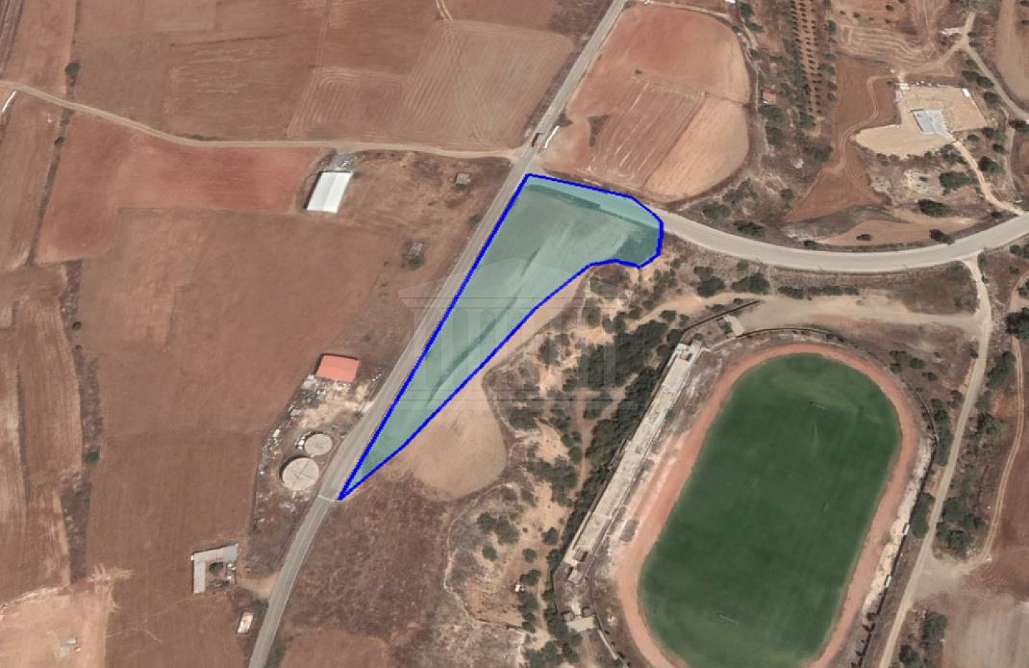 Field in Palaiometocho, Nicosia