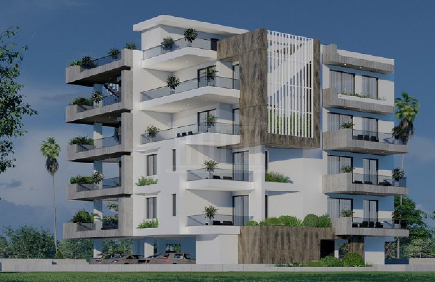 Two Bedroom Apartment with Roof Garden in Larnaca