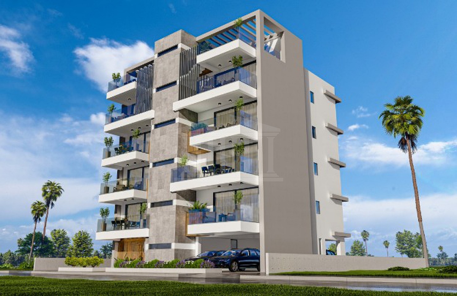 Two Bedroom Apartment with Roof Garden in Larnaca