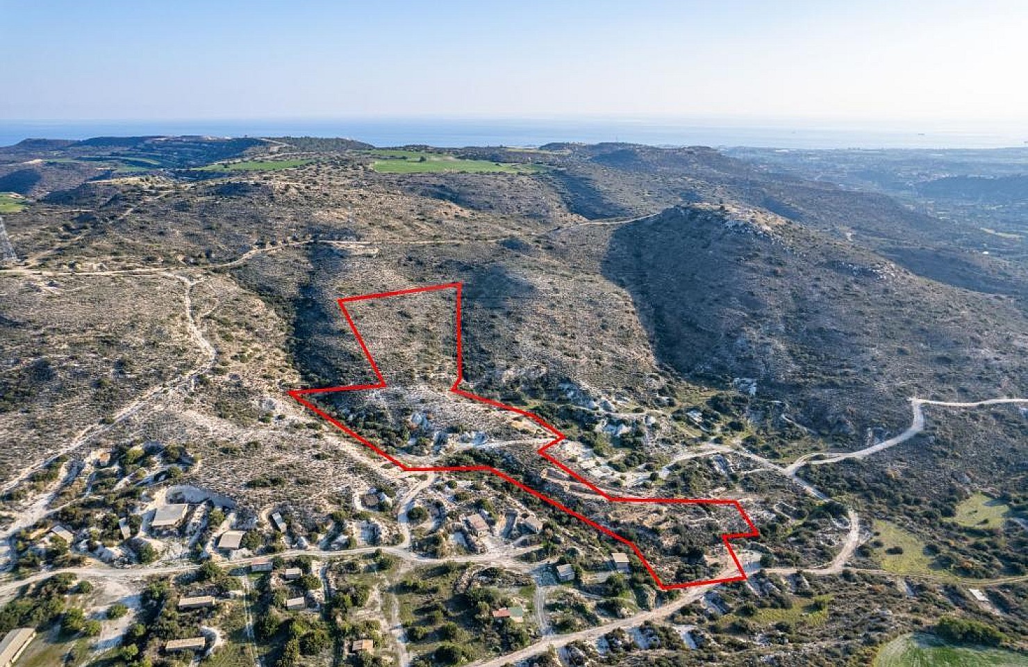 Field in Choirokoitia, Larnaca