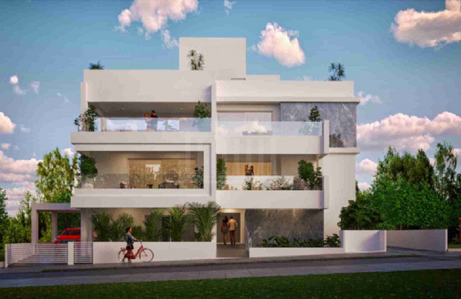 Three Bedroom Apartment with Roof Garden in Latsia, Nicosia