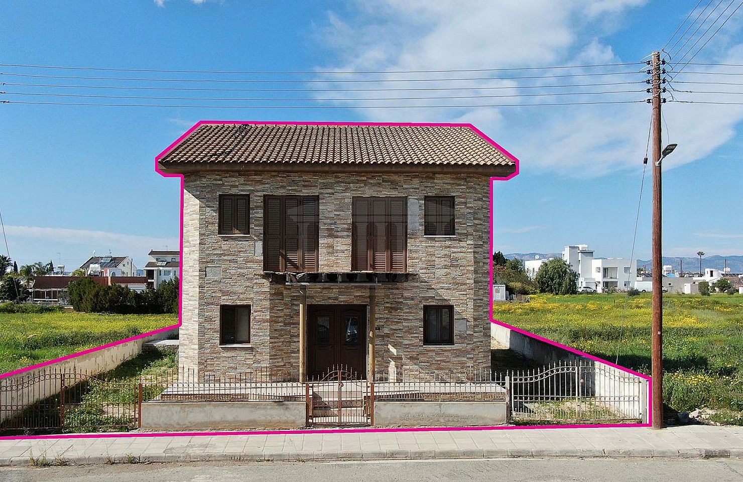 Two Storey House in Kokkinotrimithia, Nicosia