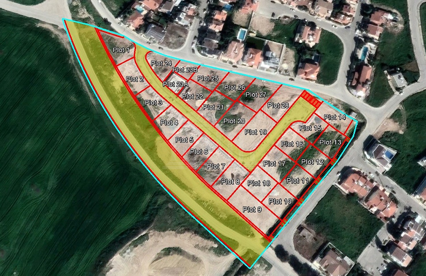 Under Division Plot (No.25) in Lakatamia, Nicosia