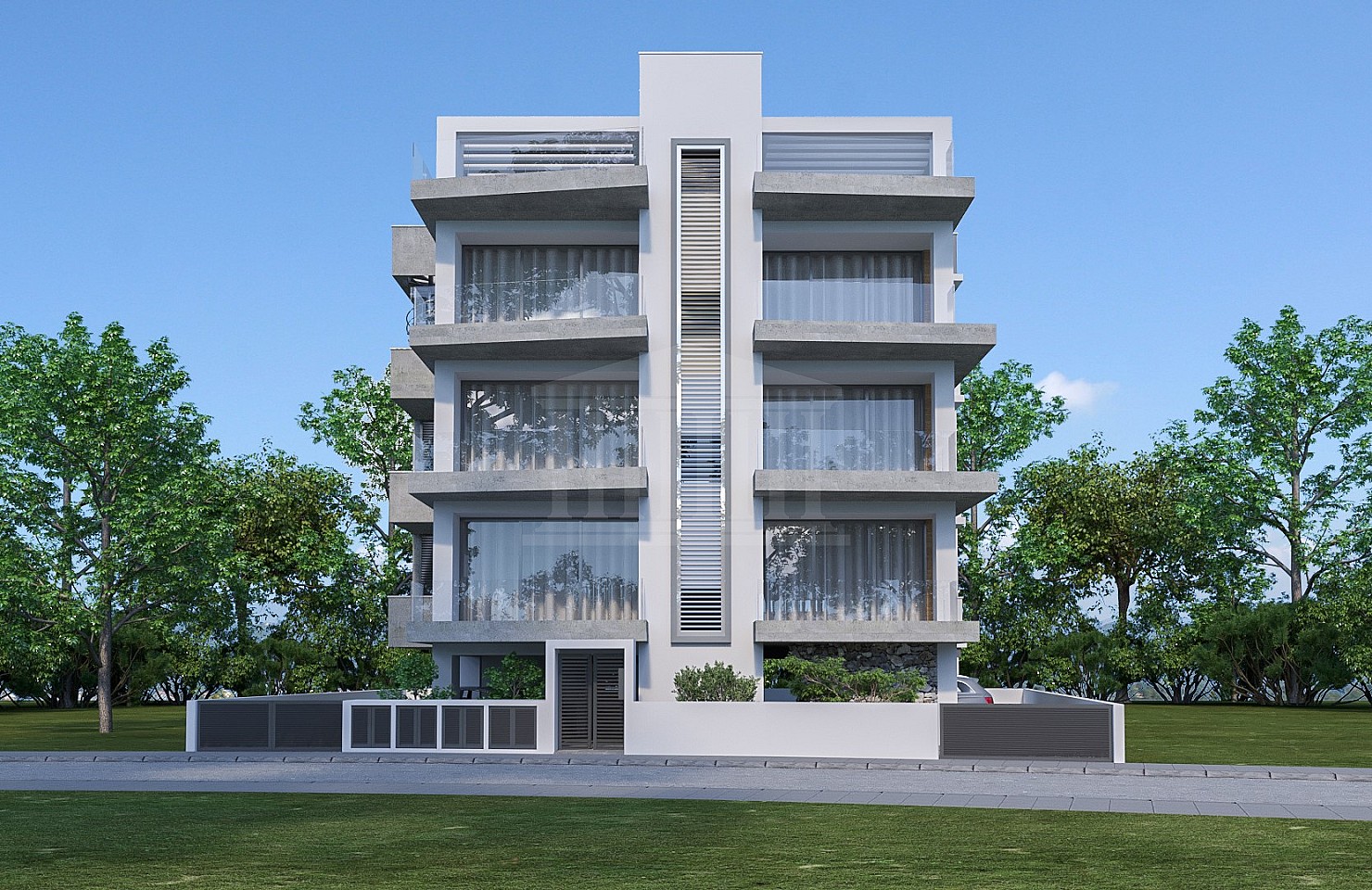 Two Bedroom Apartment with Roof Garden in Mesa Geitonia, Limassol
