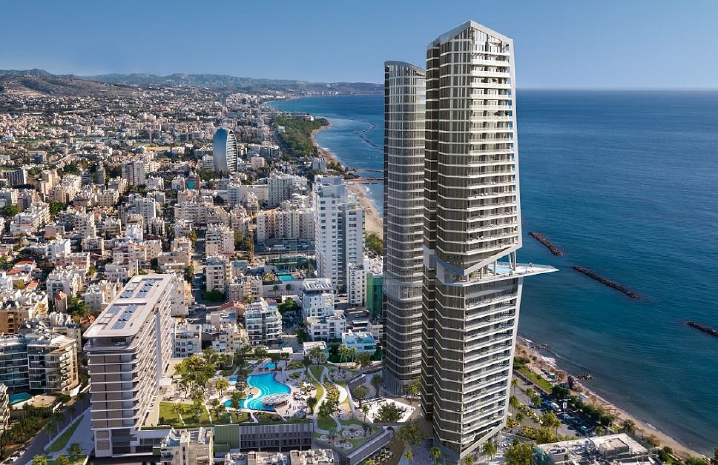 Two Bedroom Luxury Apartment in Limassol City Center