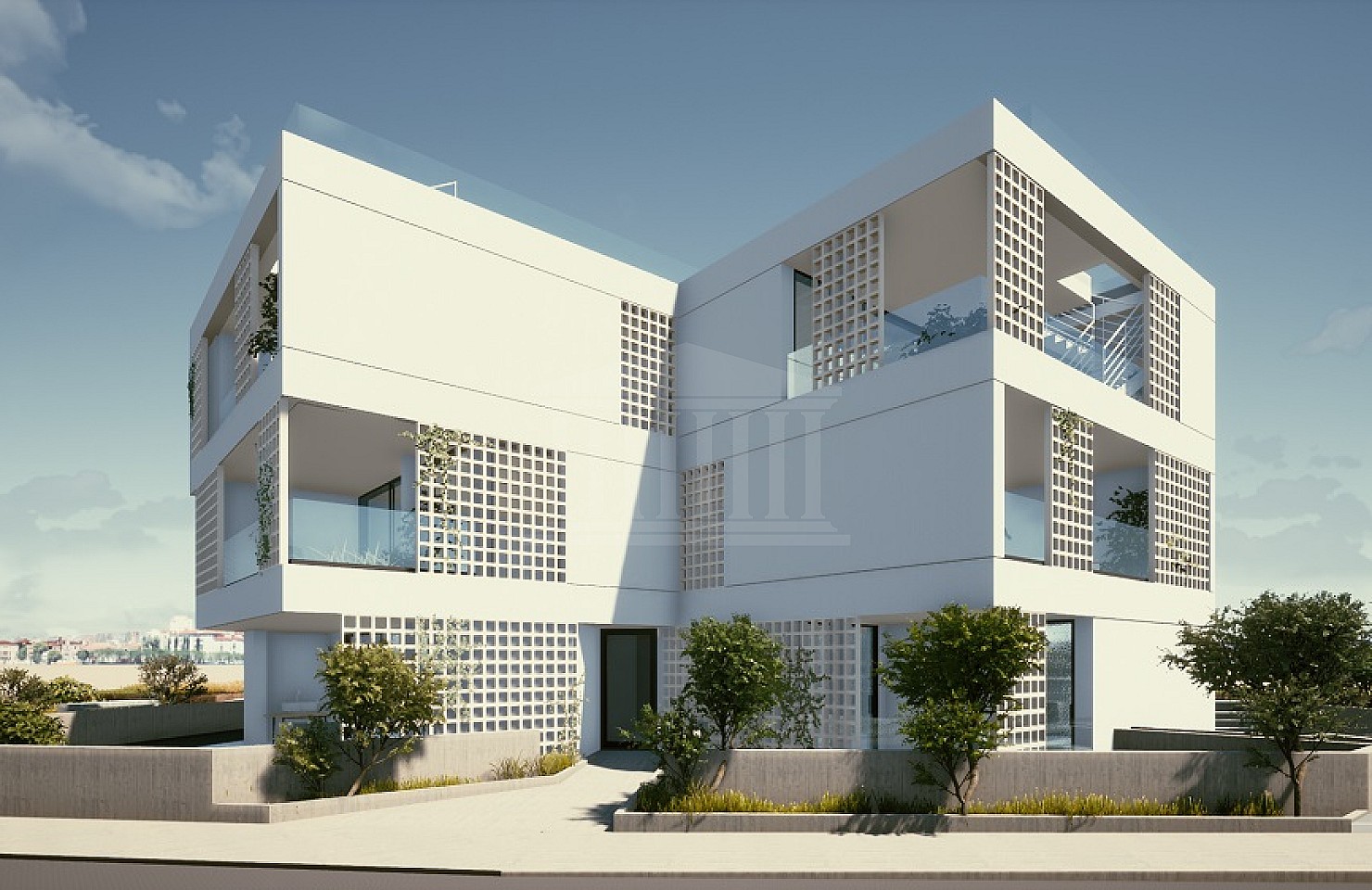 Three Bedroom Apartment with Roof Garden in Egkomi, Nicosia