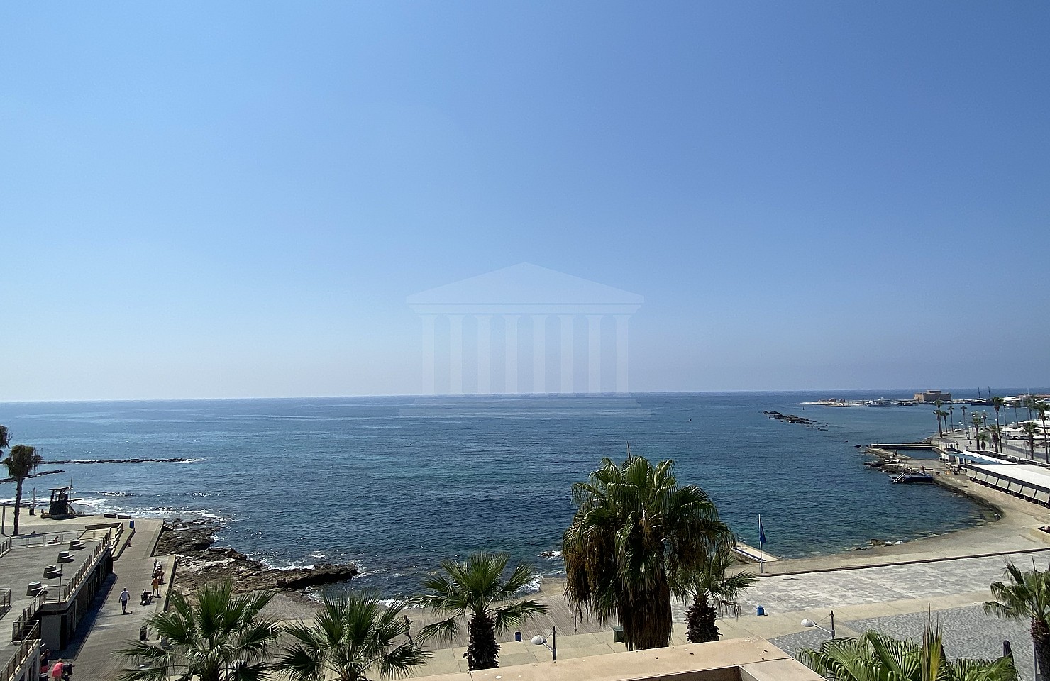 Penthouse Seaview Three-Bedroom Apartment in Kato Pafos
