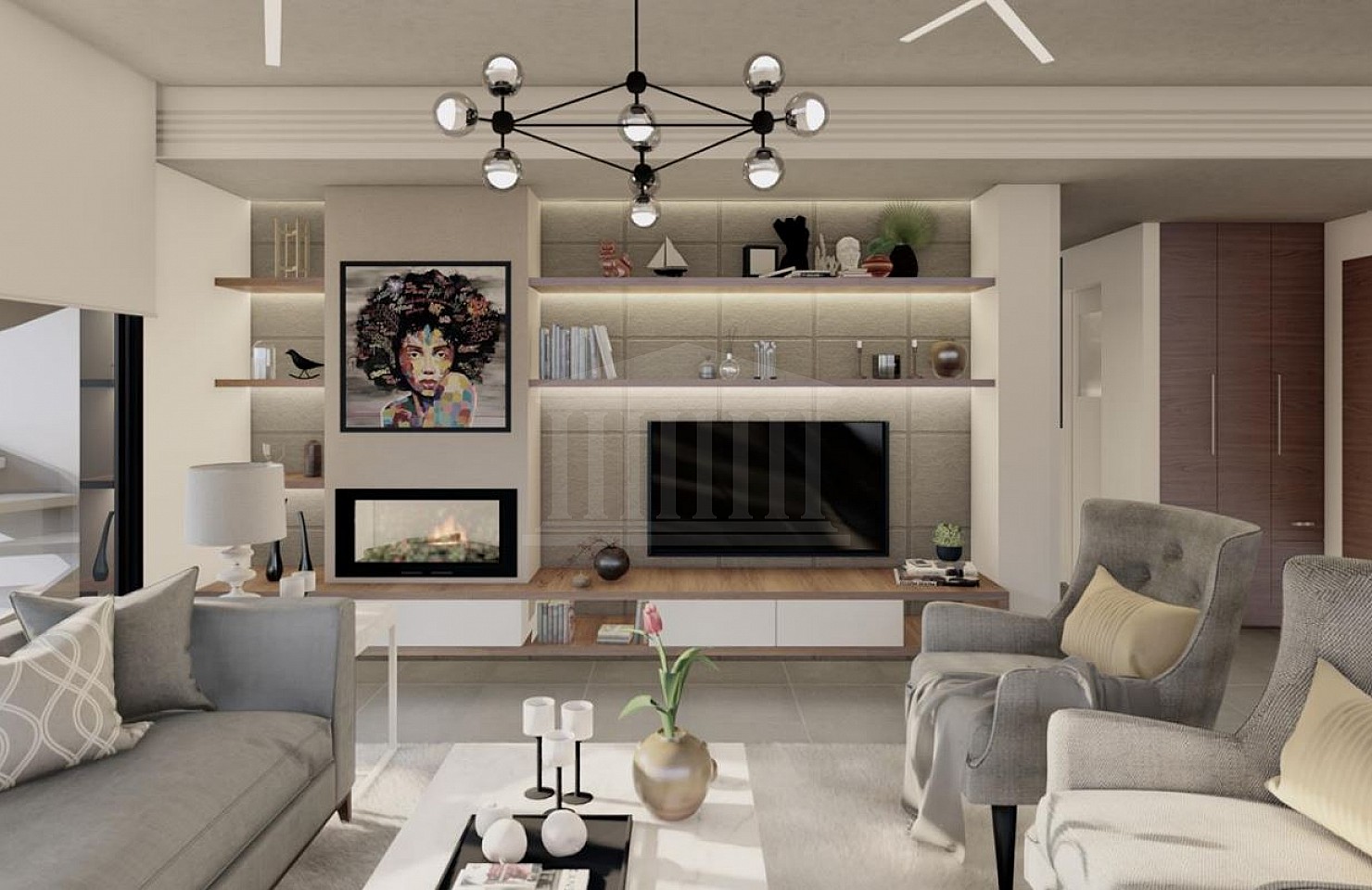 Whole Floor Three Bedroom Apartment in Egkomi, Nicosia