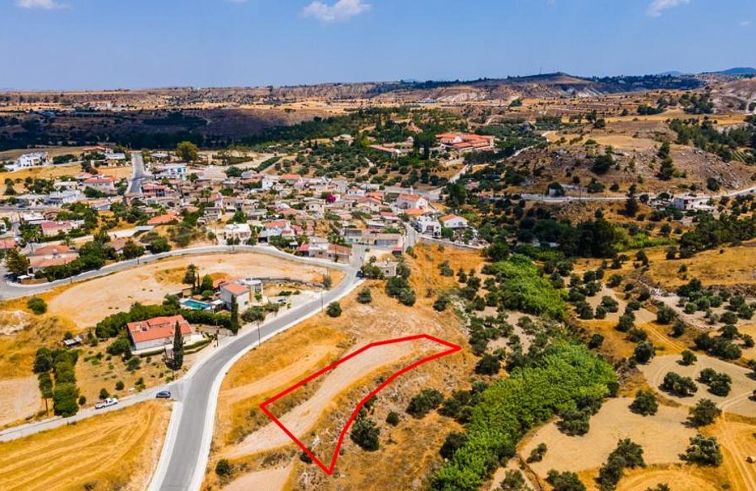 Field in Politiko, Nicosia