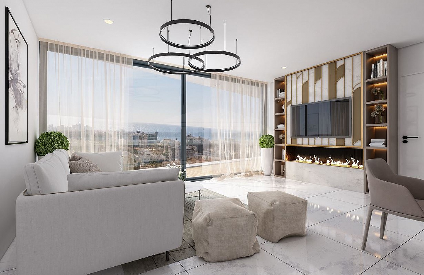 Luxury Three Bedroom Penthouse in Germasogeia, Limassol