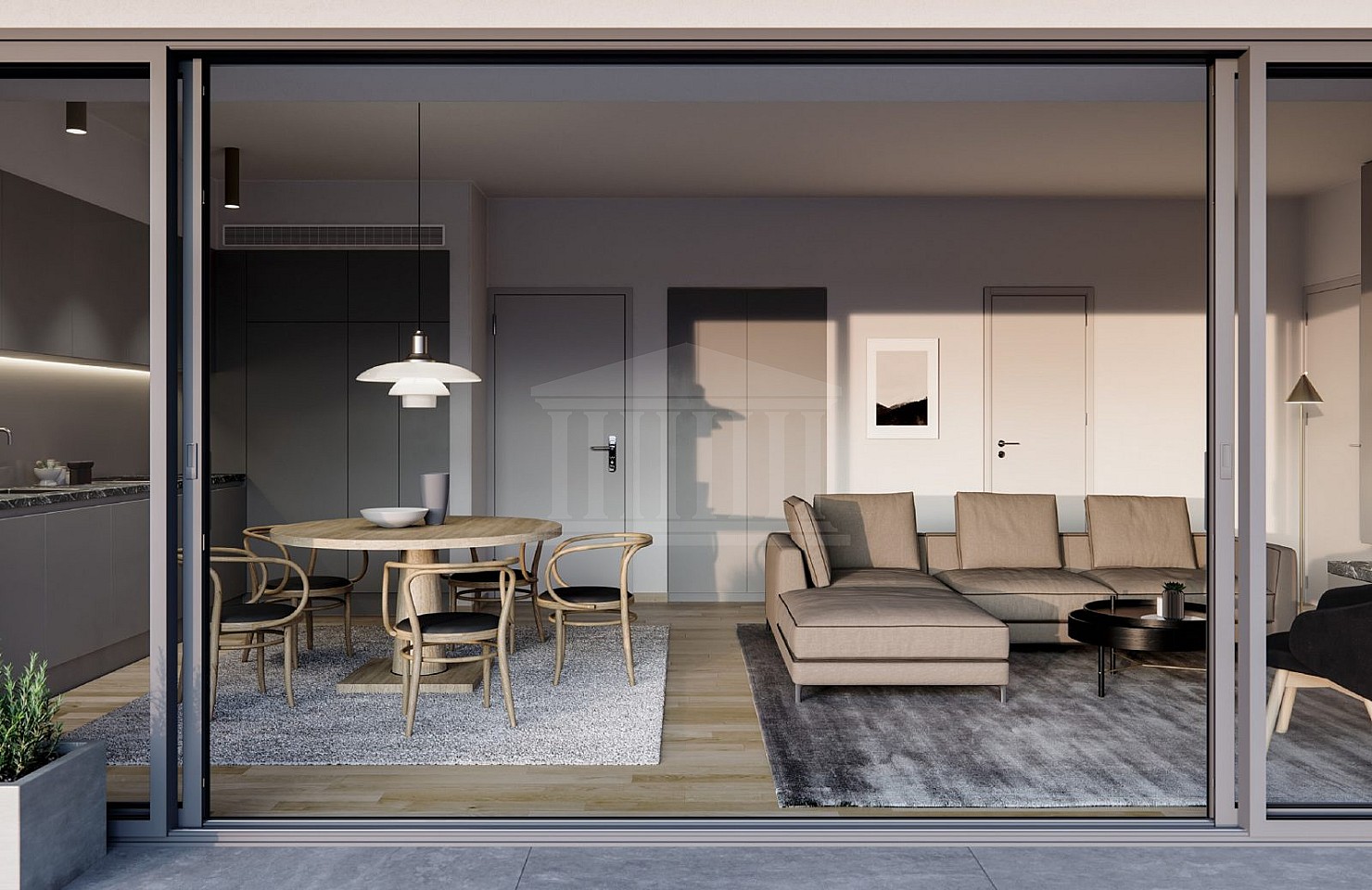 Three Bedroom Apartment with Roof Garden in Panthea, Limassol