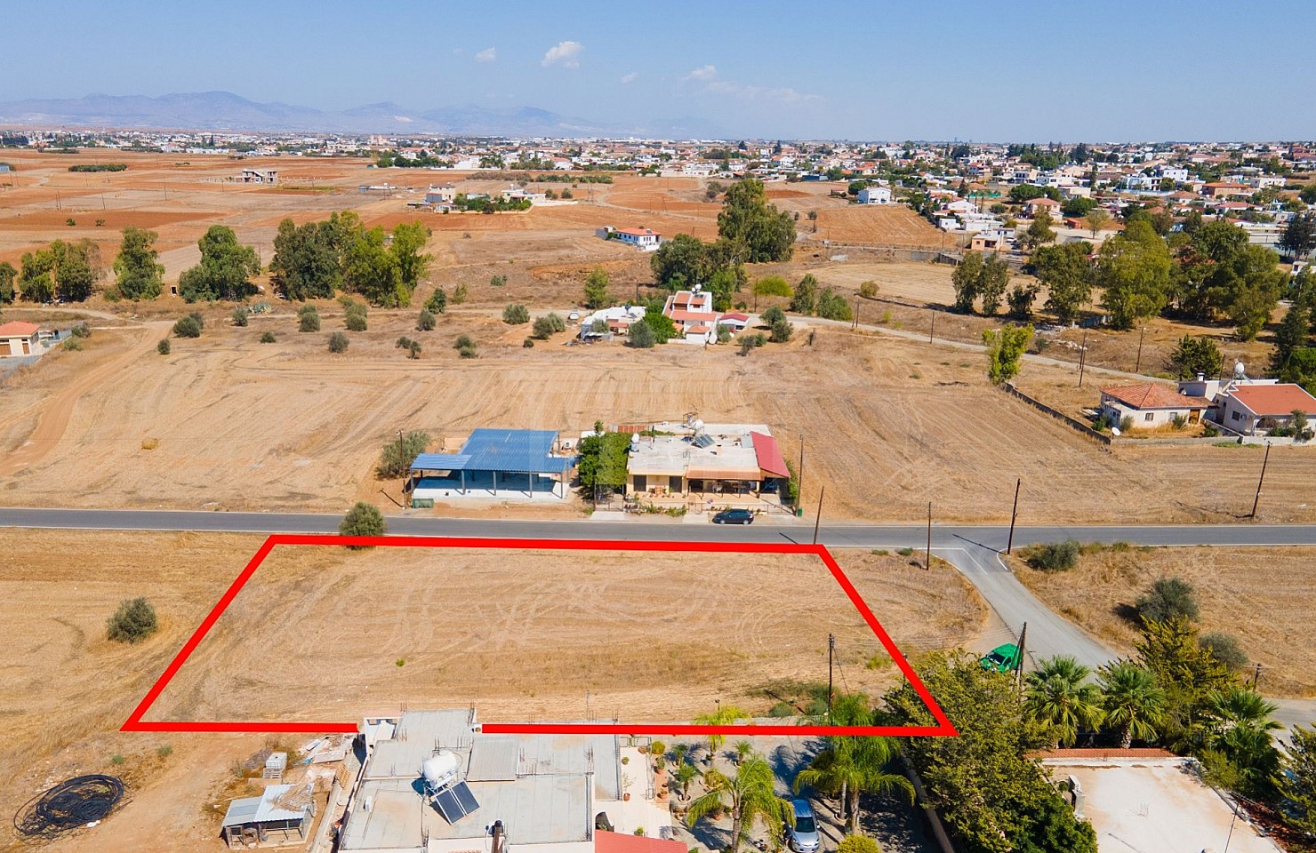 Two Residential Fields with big frontage in Palaiometocho, Nicosia