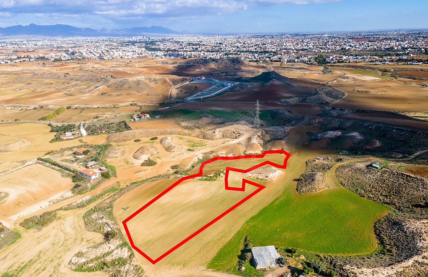 Agricultural Field behind Grammar School in Pano Deftera, Nicosia