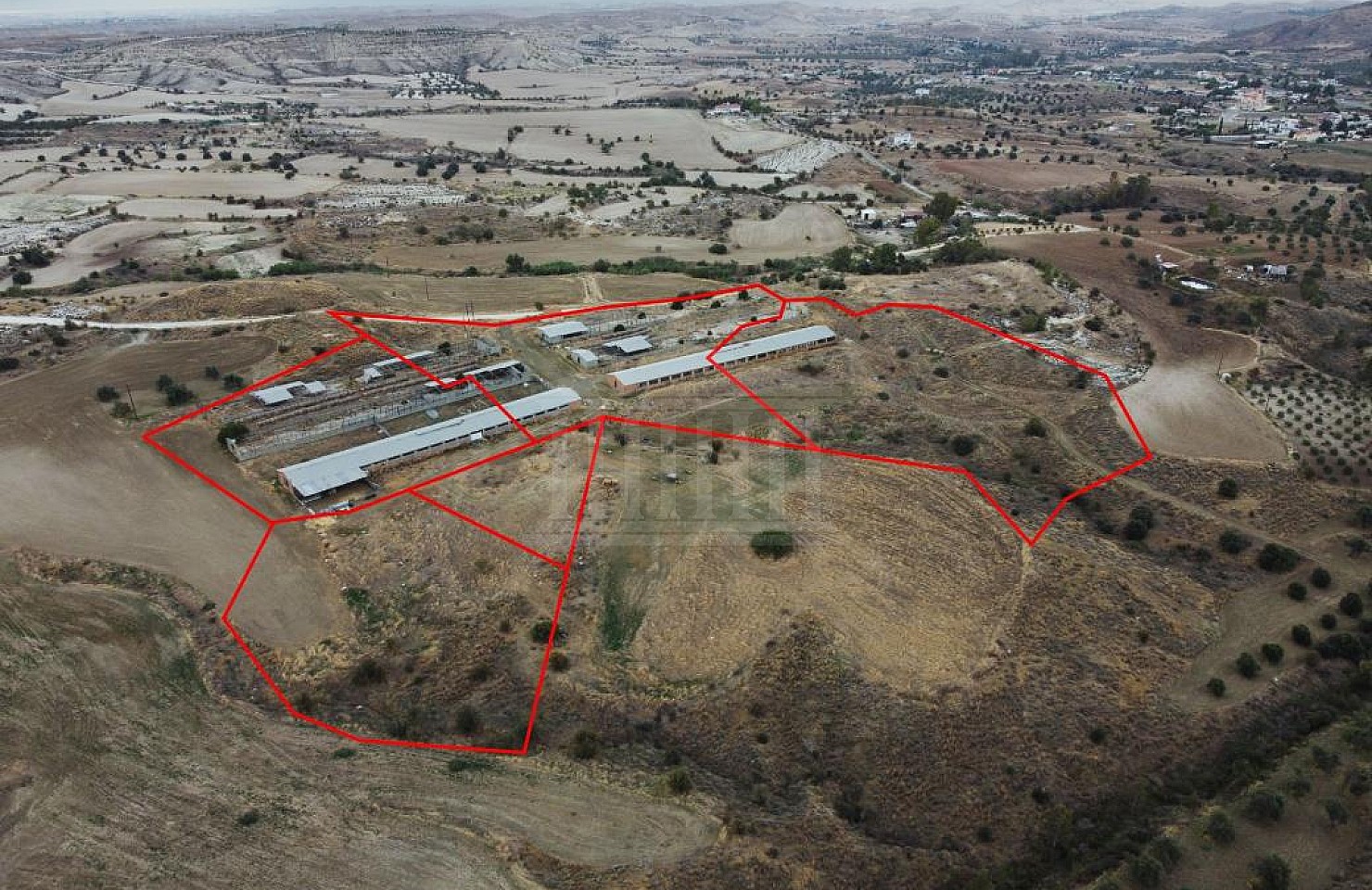 Fields and a Farm in Analiontas, Nicosia
