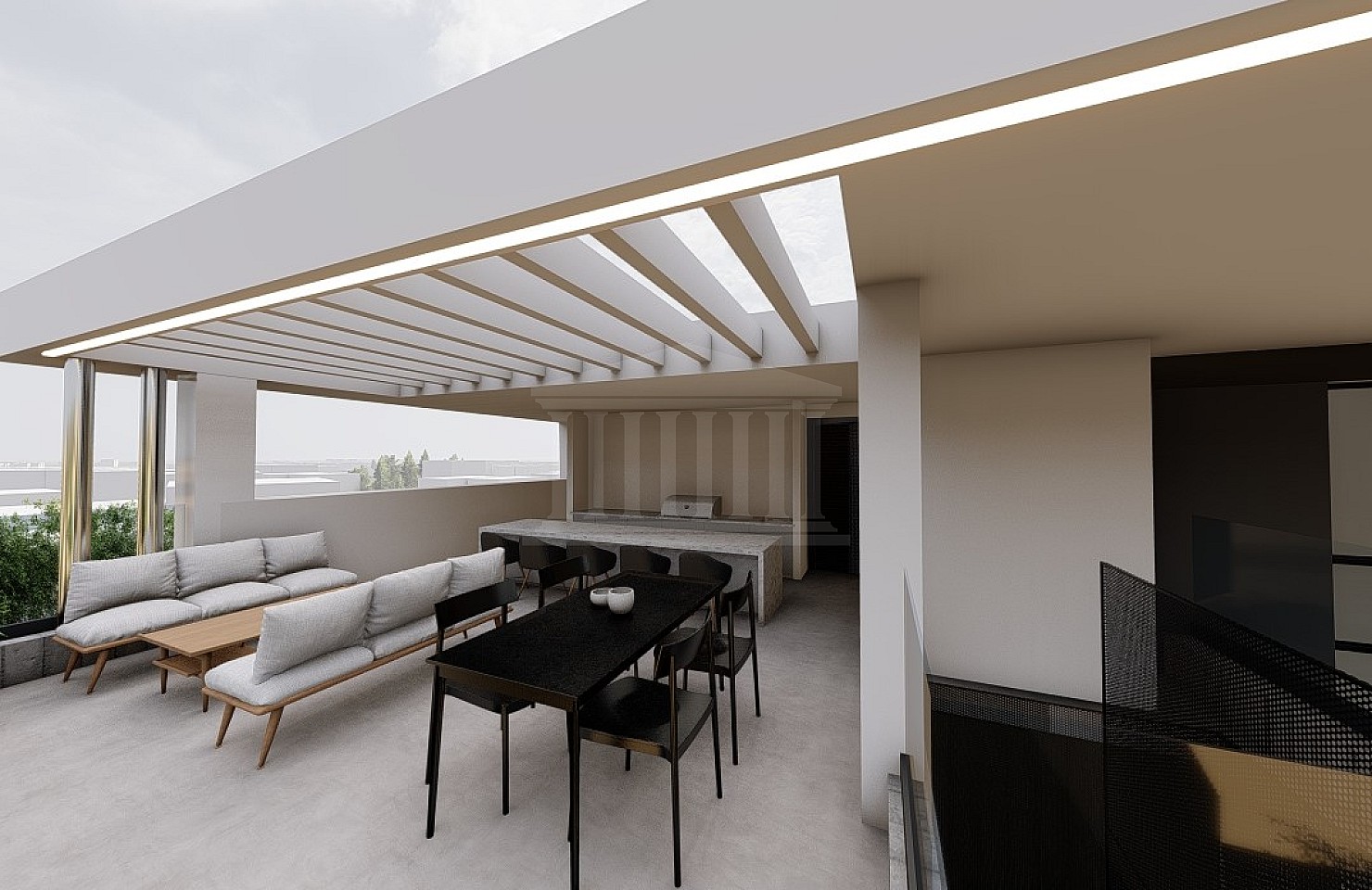Three Bedroom Penthouse with Roof Garden in Strovolos, Nicosia