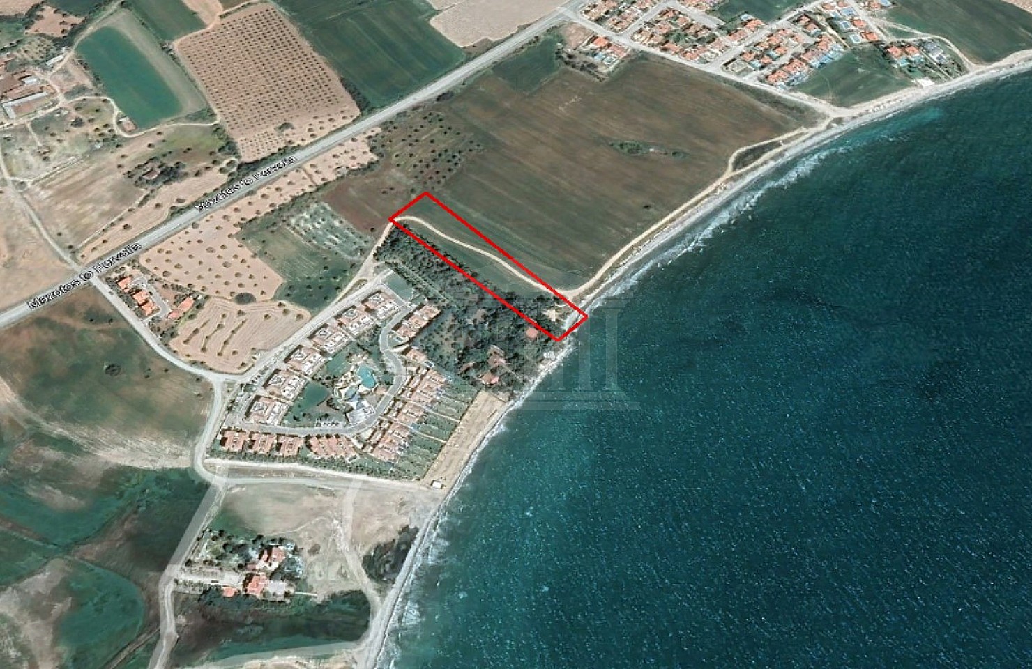 Touristic Land with Sea View in Mazotos, Larnaca