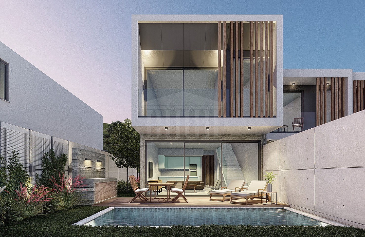 Three Bedroom Semi-Detached Luxury Home in Empa, Paphos